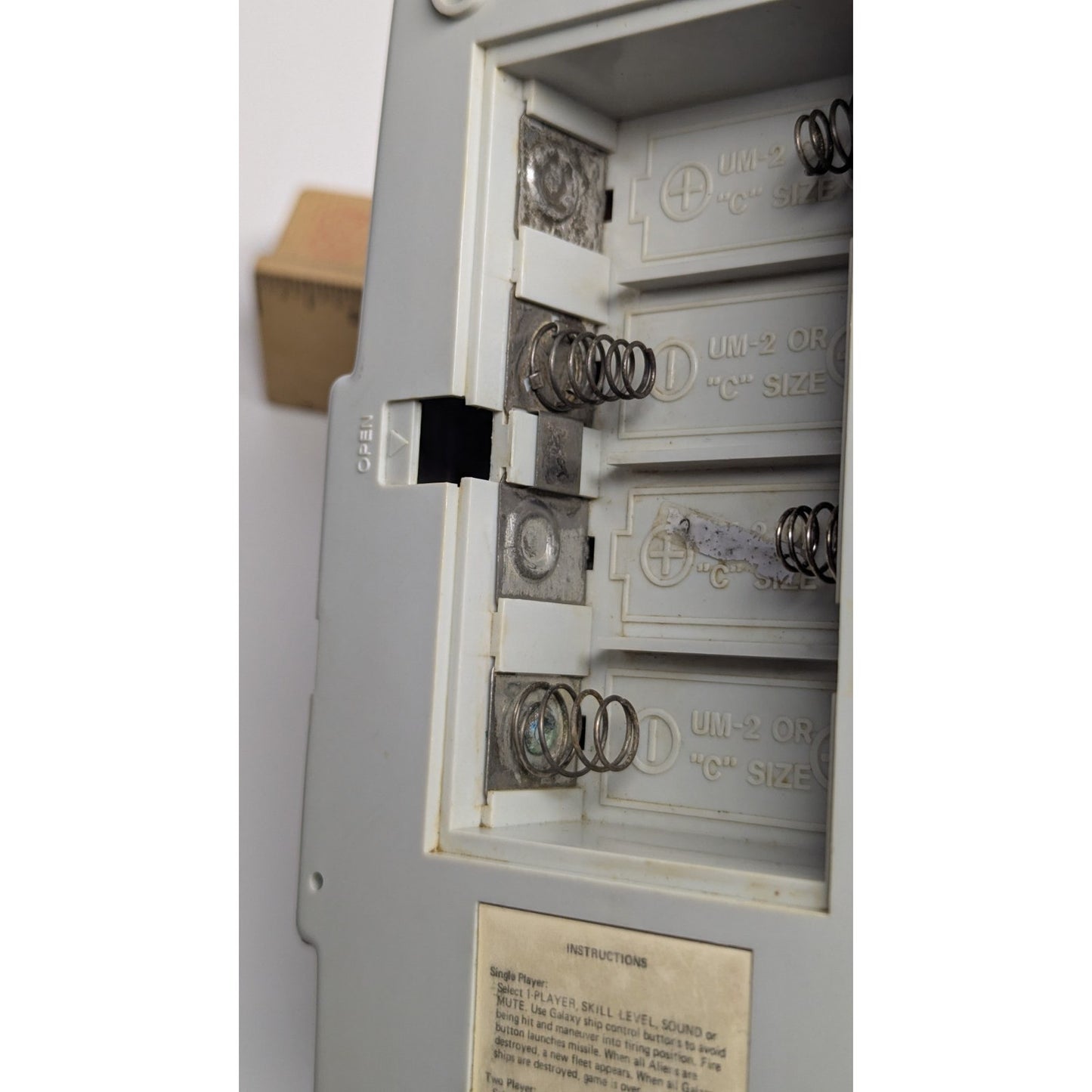 1981 Entex Galaxian 2 Vintage 2 Player Handheld Electronic Game Console TESTED