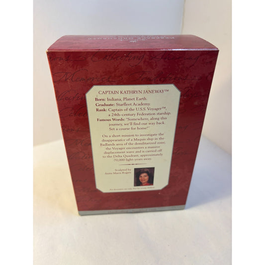 Hallmark Star Trek Voyager Captain Kathryn Janeway Keepsake Ornament 1998 New