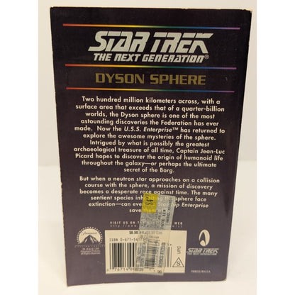 3 Vintage Star Trek The Next Generation Paperbacks 50 57 & The Best & Brightest