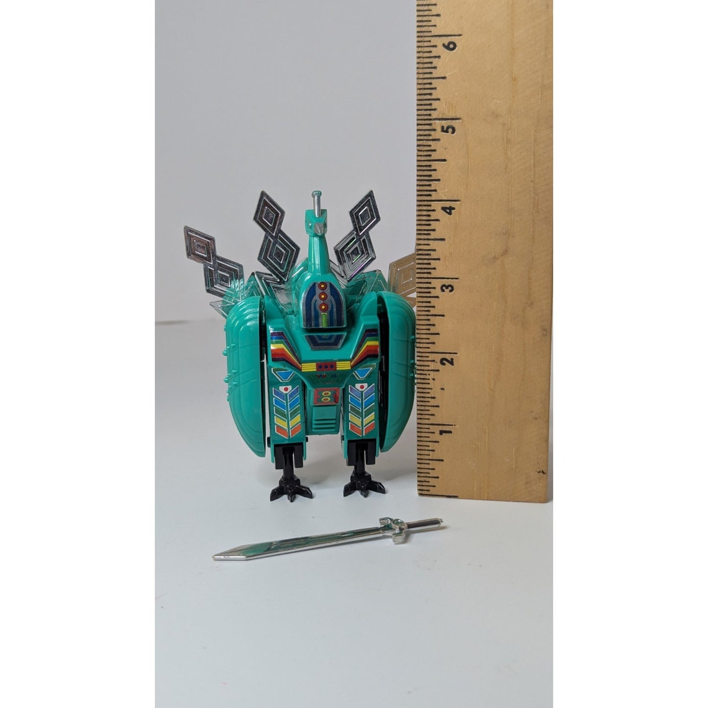 1984 Avarians FEATHERS w/ Sword Select Convertors Defender Transformers Peacock Toy