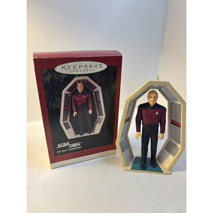 Hallmark Star Trek Captain Jean-Luc Picard Keepsake Christmas Ornament 1995 TNG
