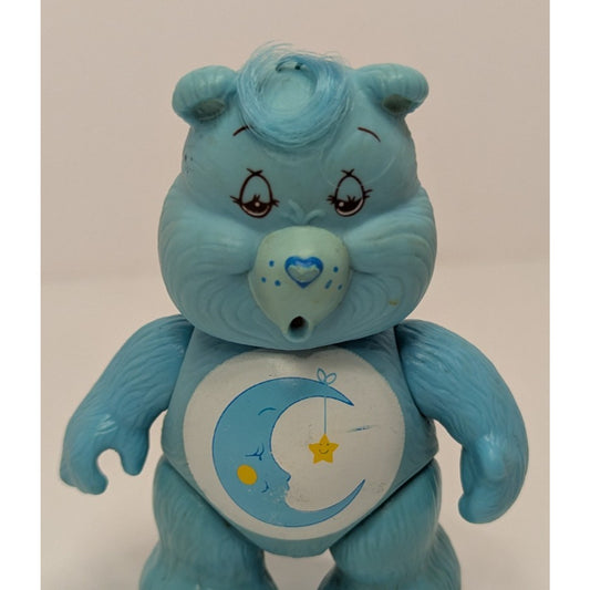 Vintage 1983 Care Bears Bedtime Bear 3.5" Poseable PVC Figure D See Photos