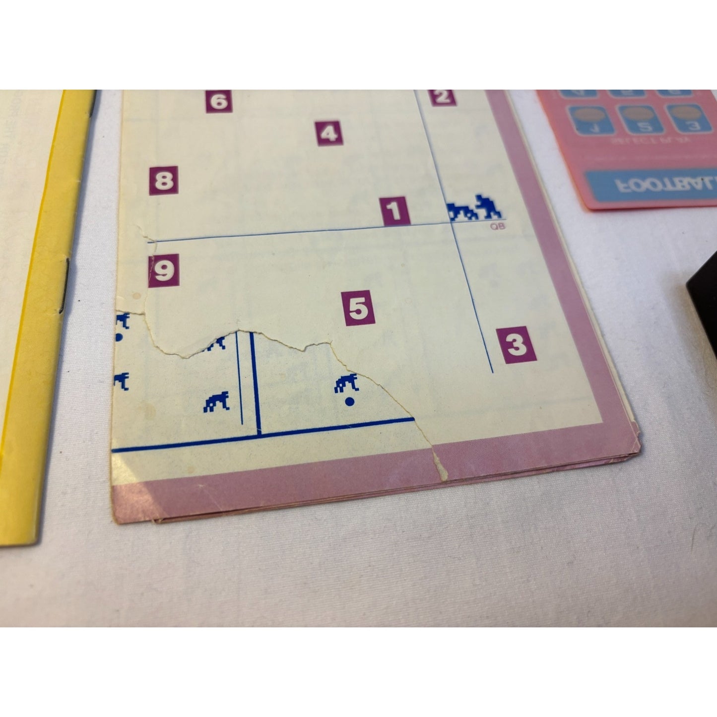 NFL Football Intellivision Video Game Cartridge Manual Playbook Overlays Tested