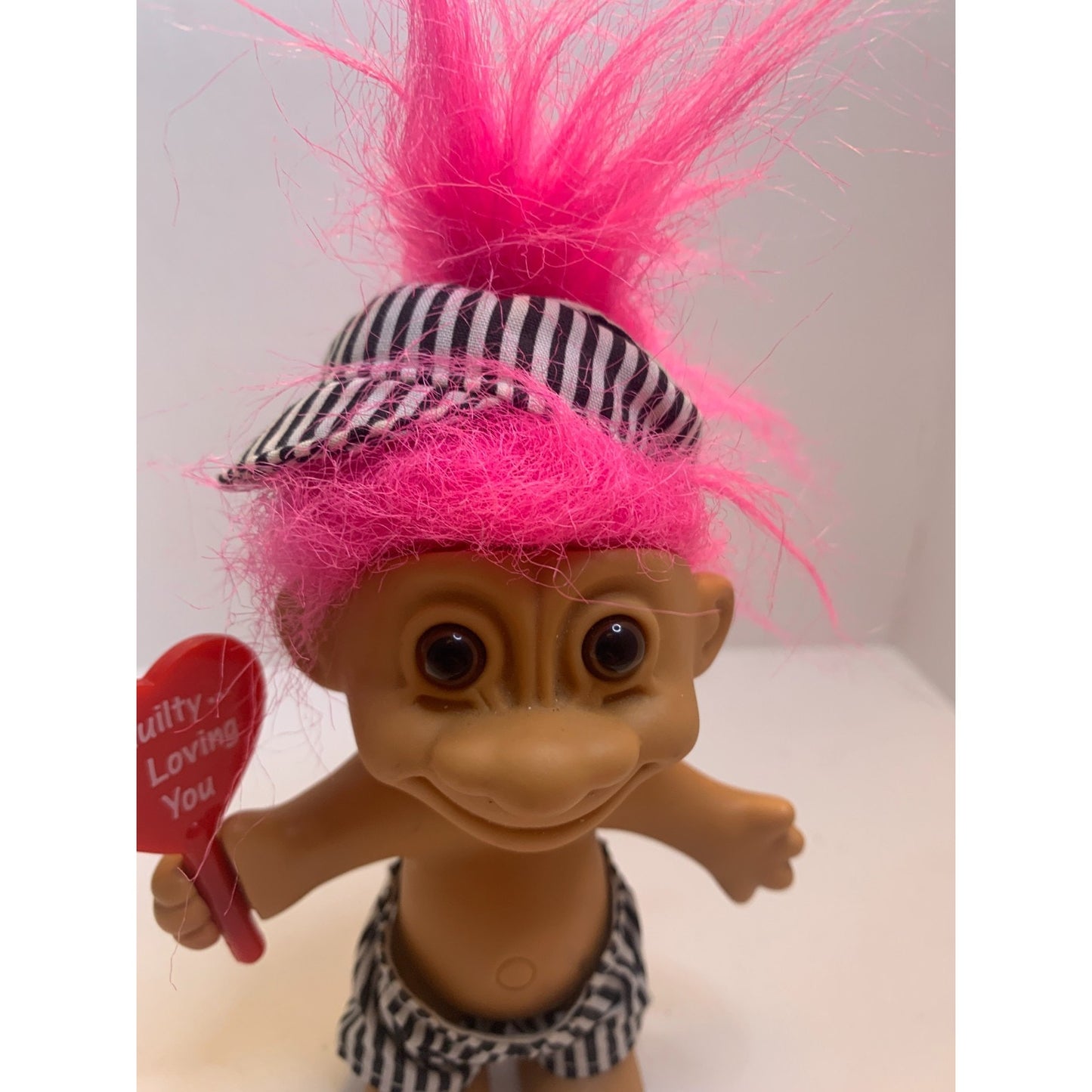Vintage Russ Berrie Guilty of Loving You 5" Troll Doll 90s