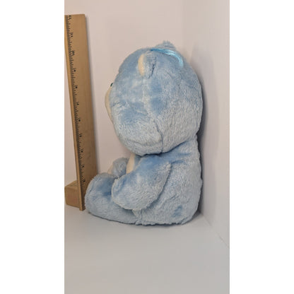 Vintage Care Bears GRUMPY Bear Stuffed Plush 13" Kenner 1983 Storm Cloud Patch