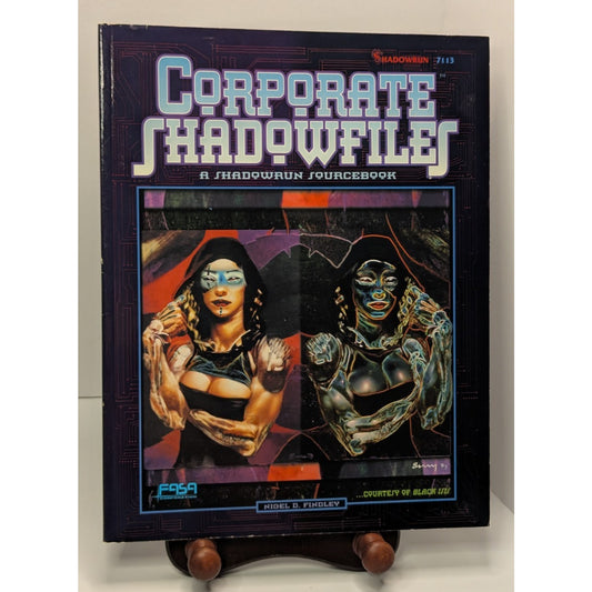 TTRPG Shadowrun Sourcebook #7113 Corporate Shadowfiles Nigel Findley FASA 1993
