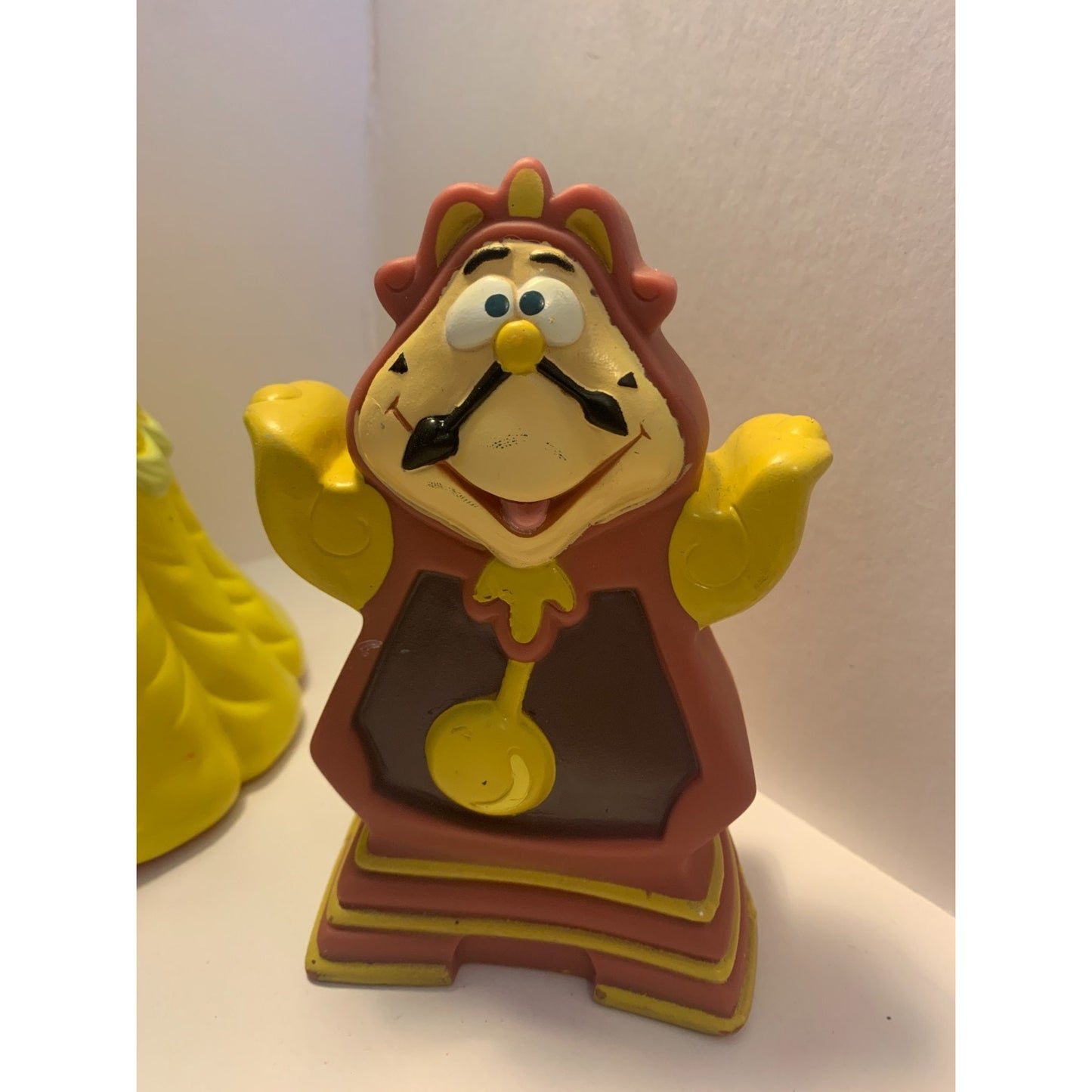 Disney Beauty and the Beast Hand Puppets 1992 Rubber Pizza Hut Set of 3