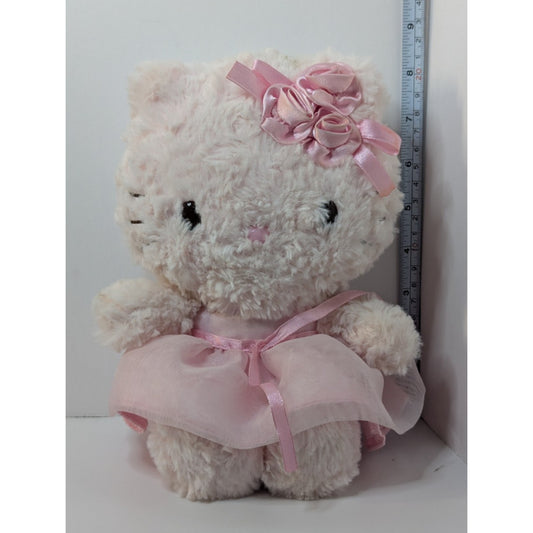 2010 Rare Sanrio Princess Ballet Fluffy Hello Kitty Rose Series 8" Plush