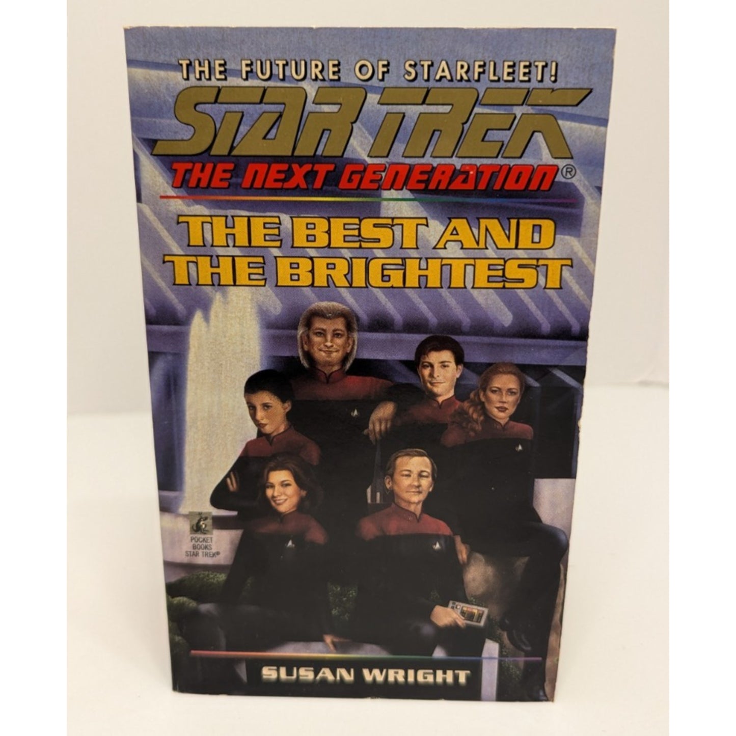 3 Vintage Star Trek The Next Generation Paperbacks 50 57 & The Best & Brightest