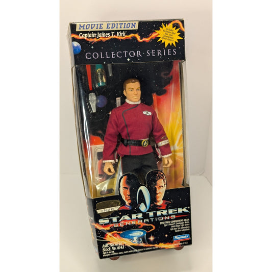 1994 Playmates Star Trek Generations Movie Edition 9" Captain Kirk Figure