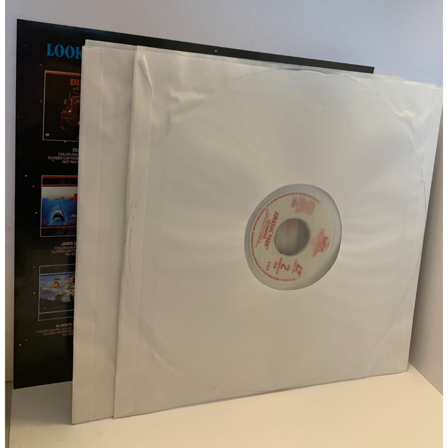 Jurassic Park Laserdisc 2-Disc Widescreen THX Gatefold TESTED
