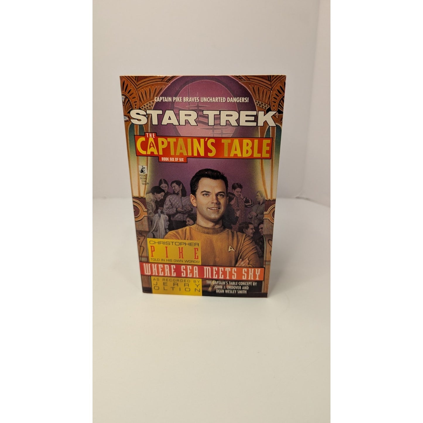 4 Vintage Star Trek The Captain's Table Paperback Books
