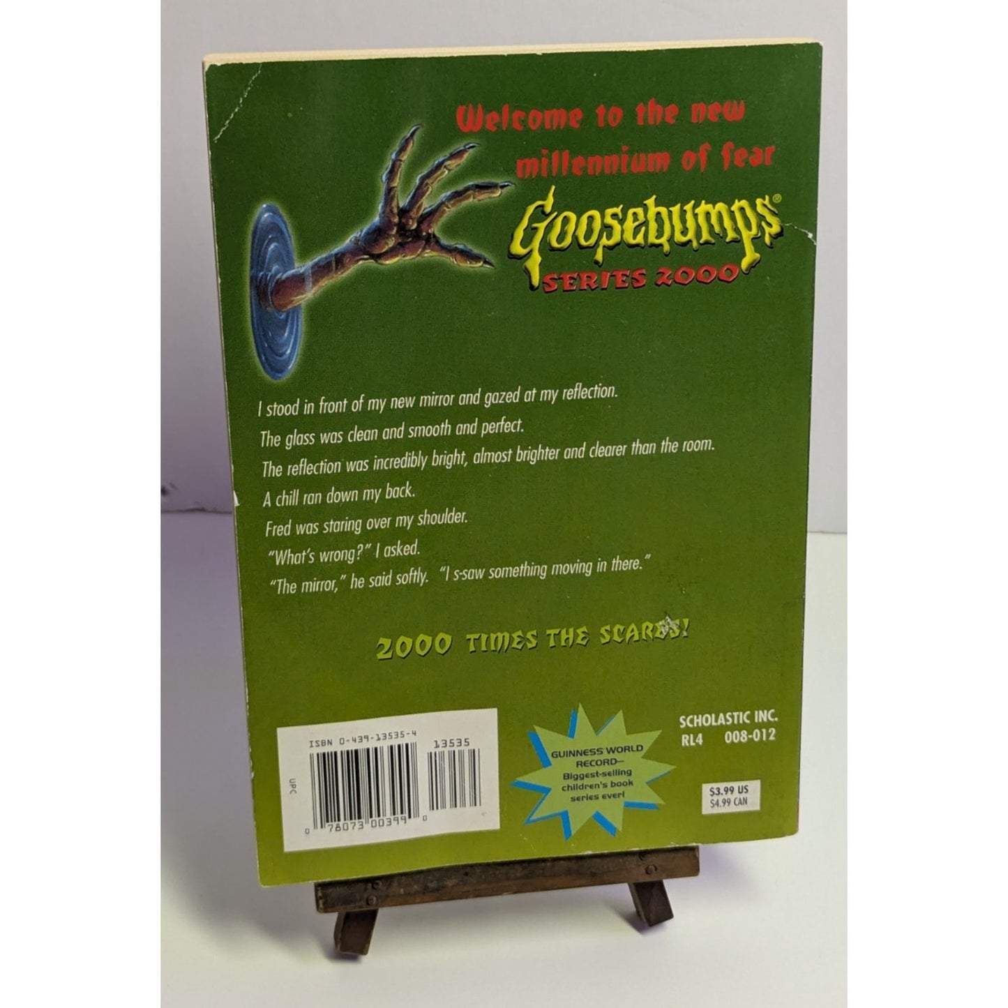 Goosebumps Series 2000 #25 Ghost in the Mirror R.L. Stine Paperback Book