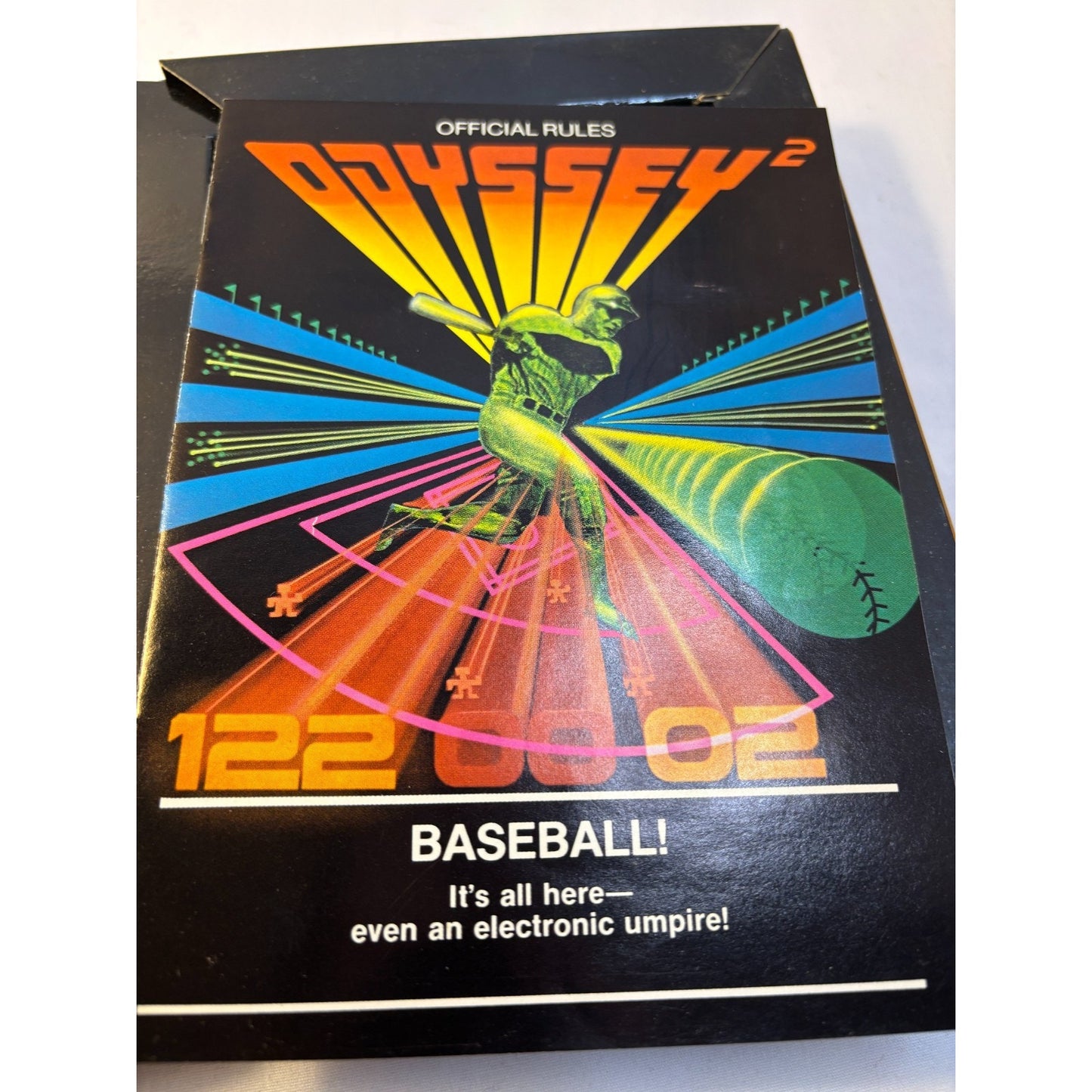 Magnavox Odyssey 2 BASEBALL! Video Game Complete CIB W/ Manual Tested