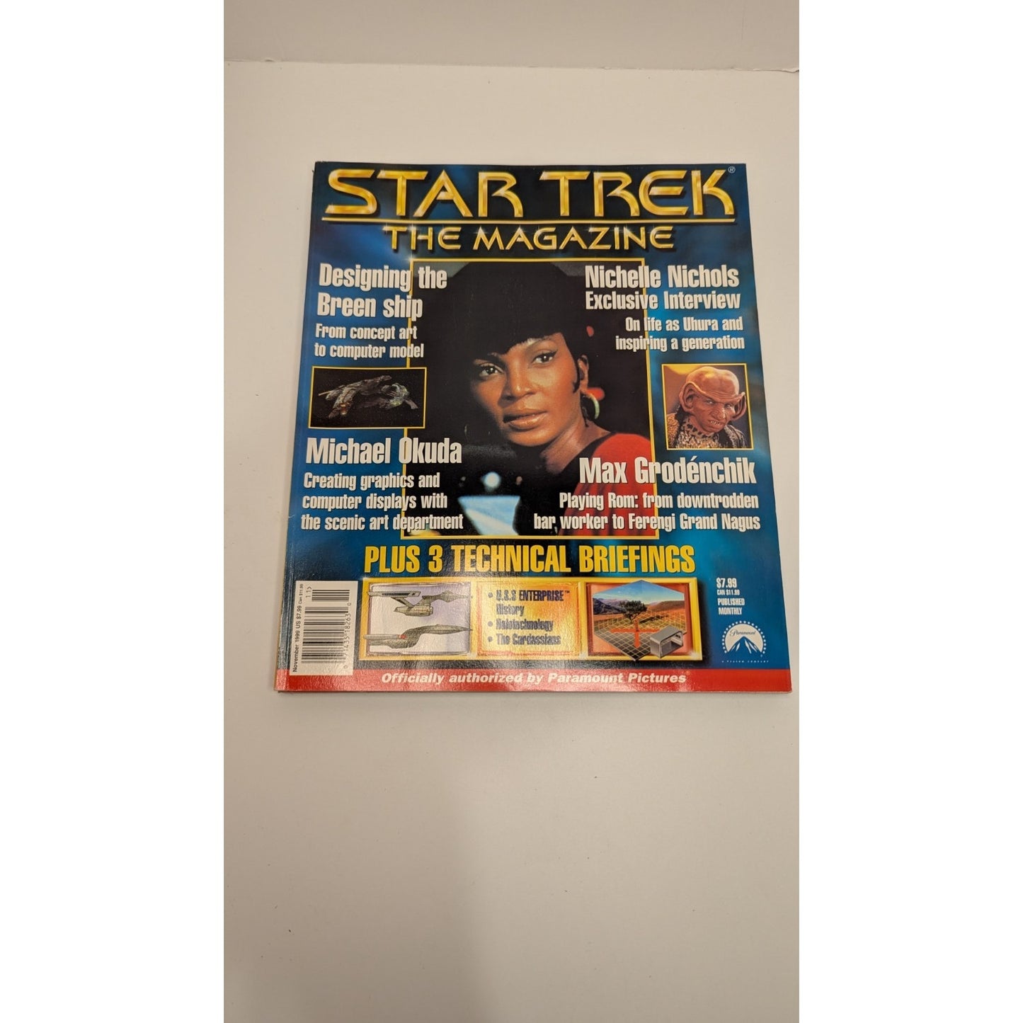 5 Vintage Issues 1, 2, 6, 7 and 12 of Star Trek The Magazine