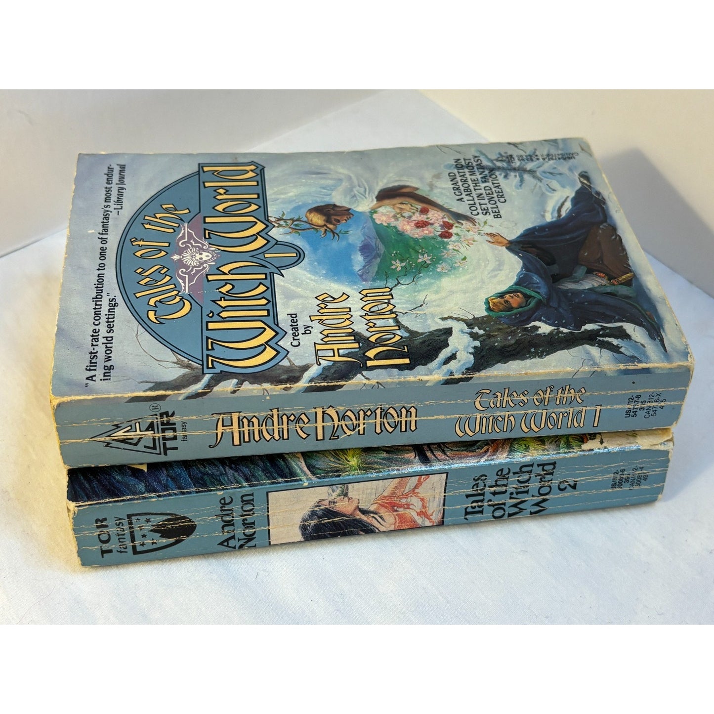 Lot 2 Books Tales of the Witch World 1 & 2 Andre Norton Vintage 1989 Paperback