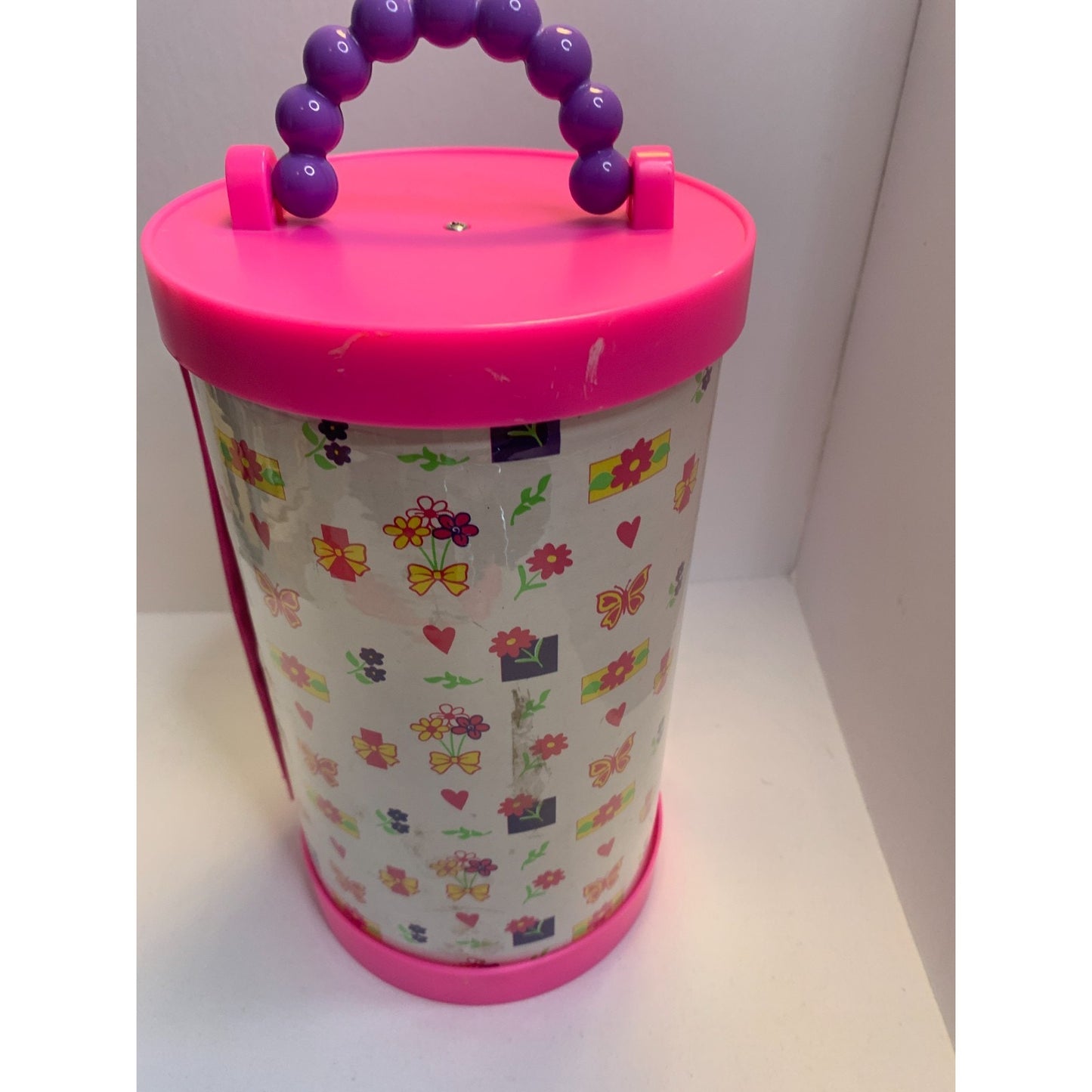 Barbie Accessory Case One Drawer Cylinder Organizer Mattel Tara Toy Vintage 1991