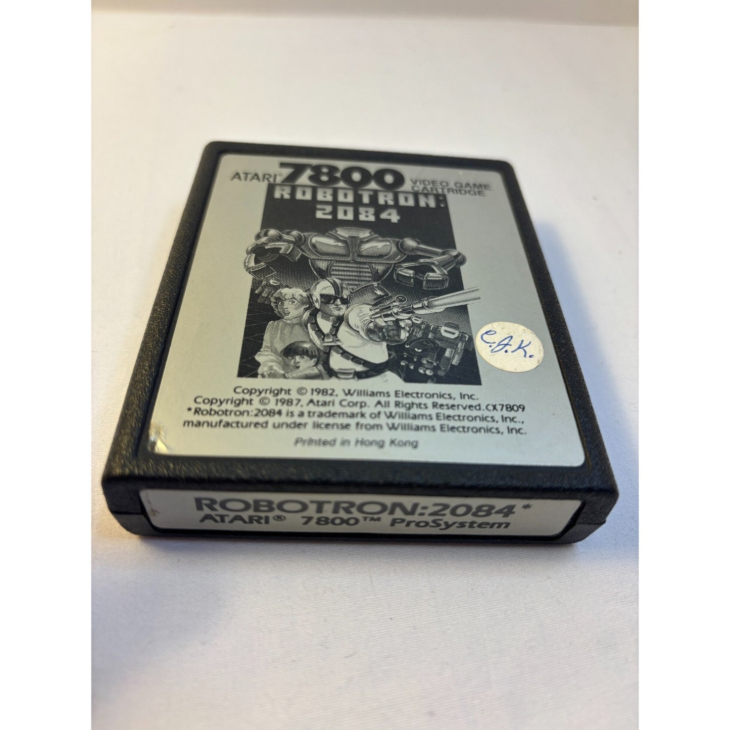 Robotron 2084 Atari 7800 Authentic Game Cartridge Only 1987 Tested Works