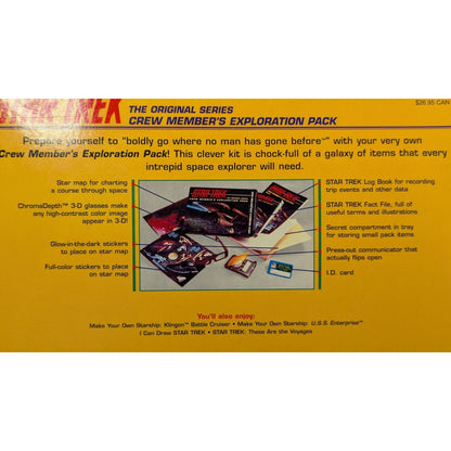 Unpunched 1996 F.A.O. Schwarz Star Trek Original Series Crew Members Exploration Pack