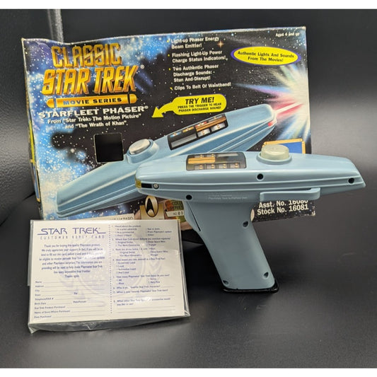 Star Trek Classic Movie Series Starfleet Phaser (1996, Playmates, #16081)