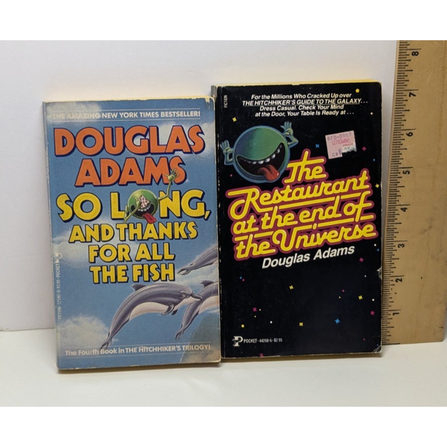 Vintage 1985 So Long/Restaurant at the end Hitchhikers Guide Adams 1st Pocket Books
