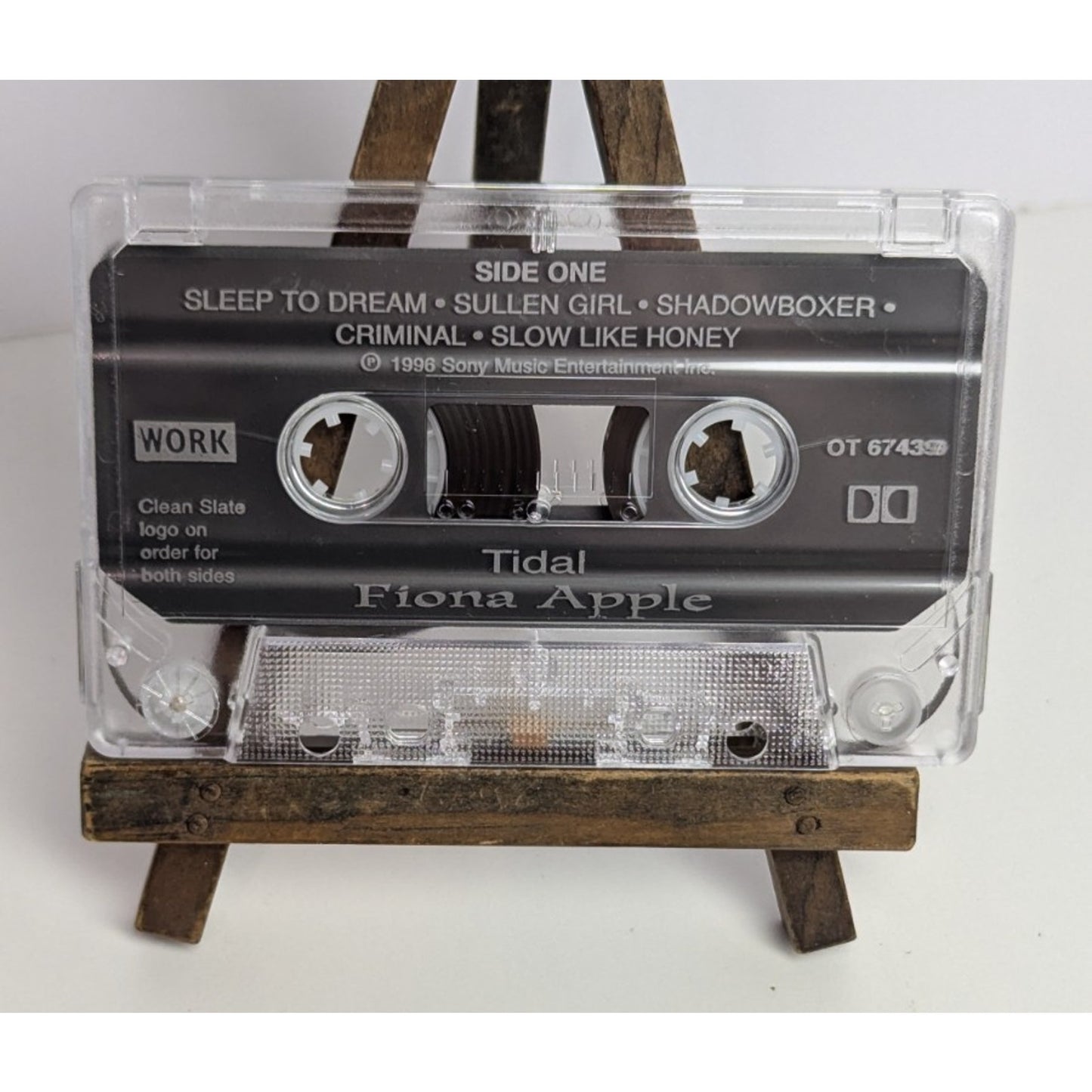 Tidal by Fiona Apple Cassette Tape (1996) TESTED Sleep to Dream Criminal