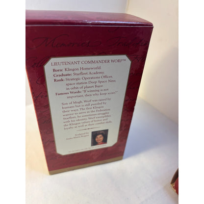 Hallmark Keepsake Star Trek Deep Space Nine Worf Ornament 1999 New