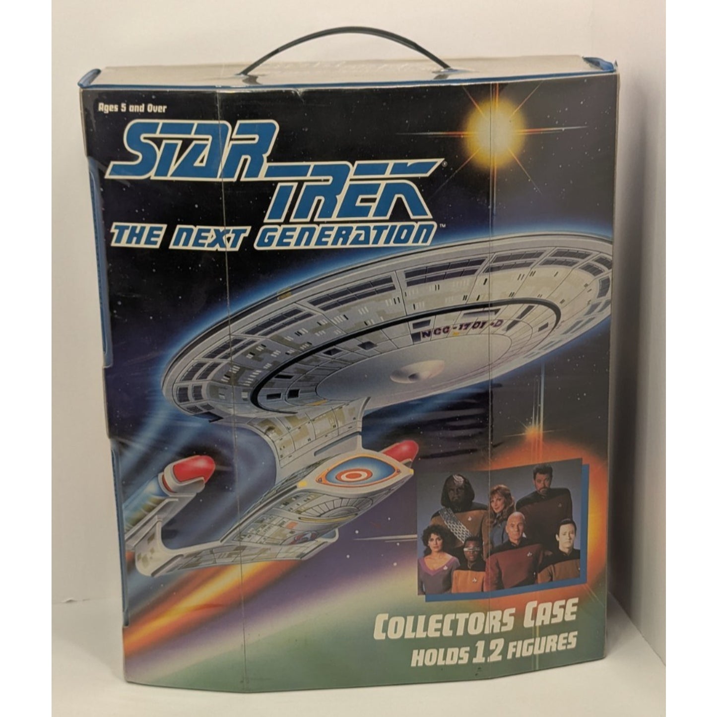 STAR TREK The Next Generation Collectors Case + Lot of 11 Figures w/Accessories