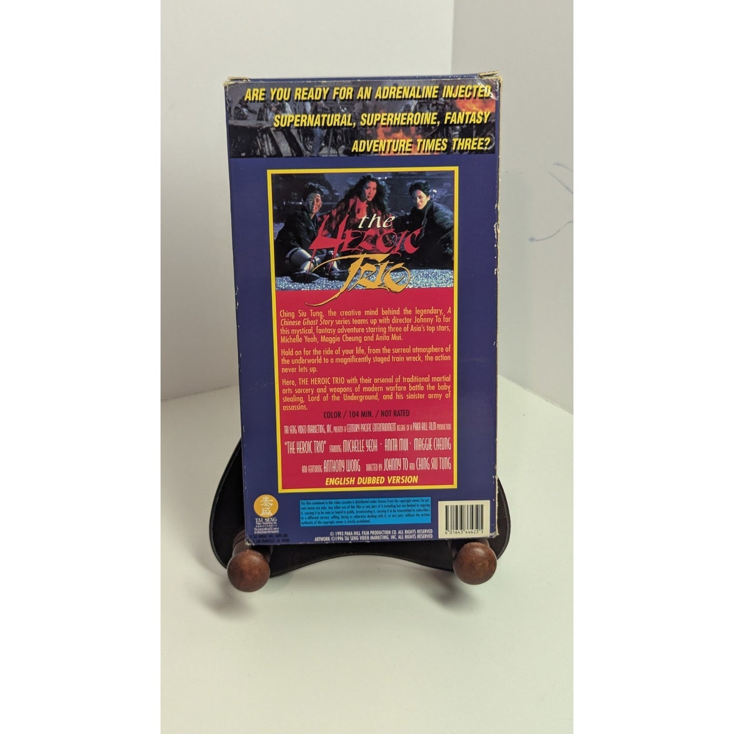 The Heroic Trio VHS Martial Arts Meets Super Natural (Chinese w/ English Sub)