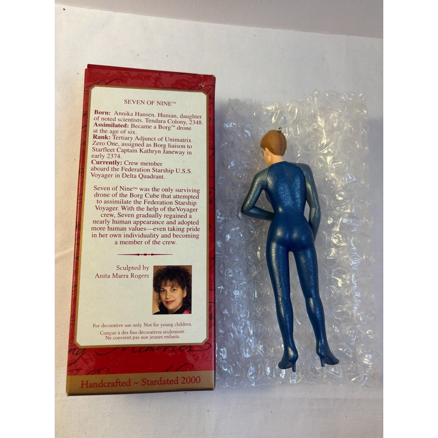 Seven of Nine STAR TREK Voyager Hallmark Keepsake Ornament 2000