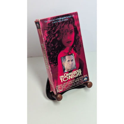 I’m Dangerous Tonight VHS Used Thriller Erotic Neo Noir Tobe Hooper Rental