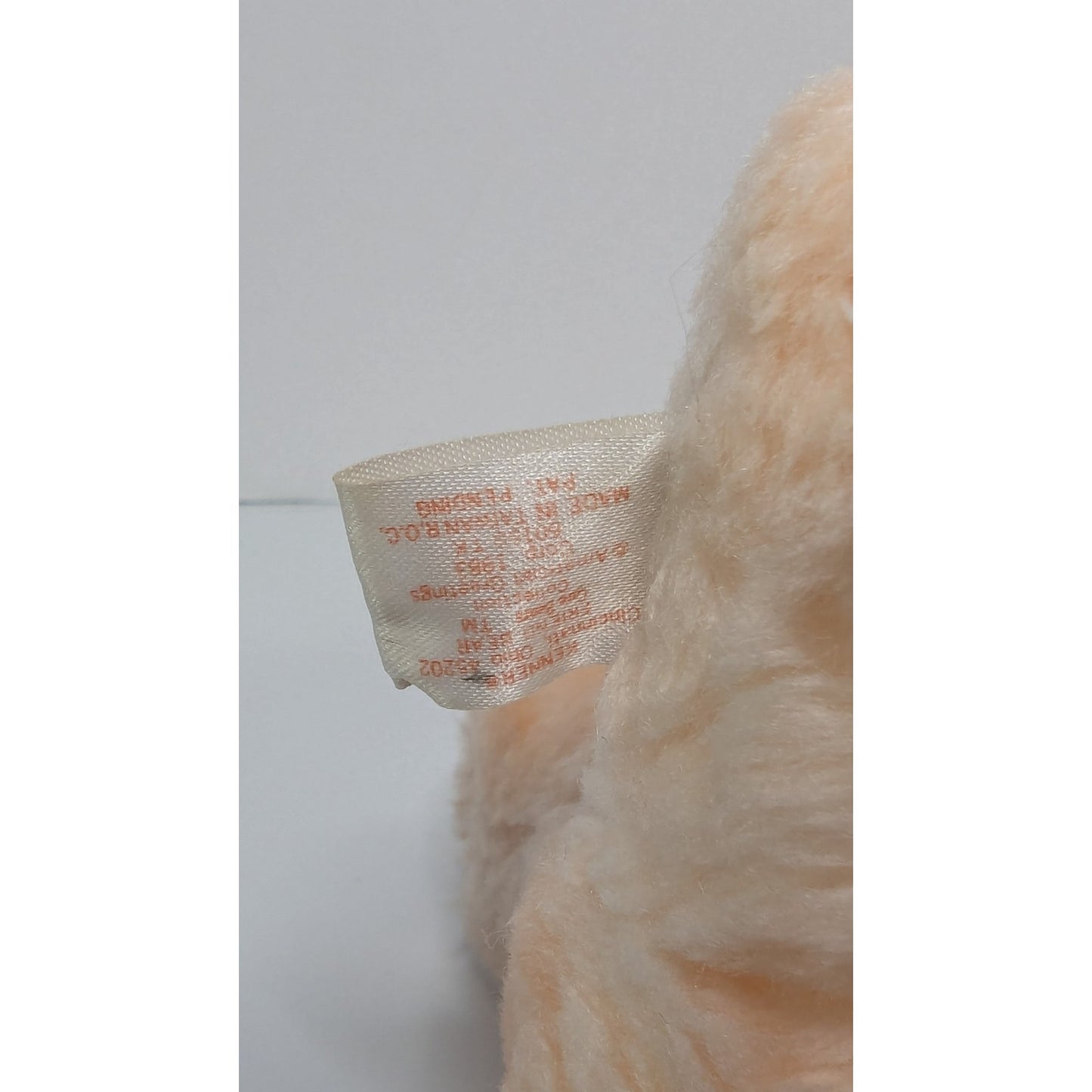 Care Bear FRIEND 6" Sitting Plush Peach Sunflowers Kenner 1983 Vintage 80s