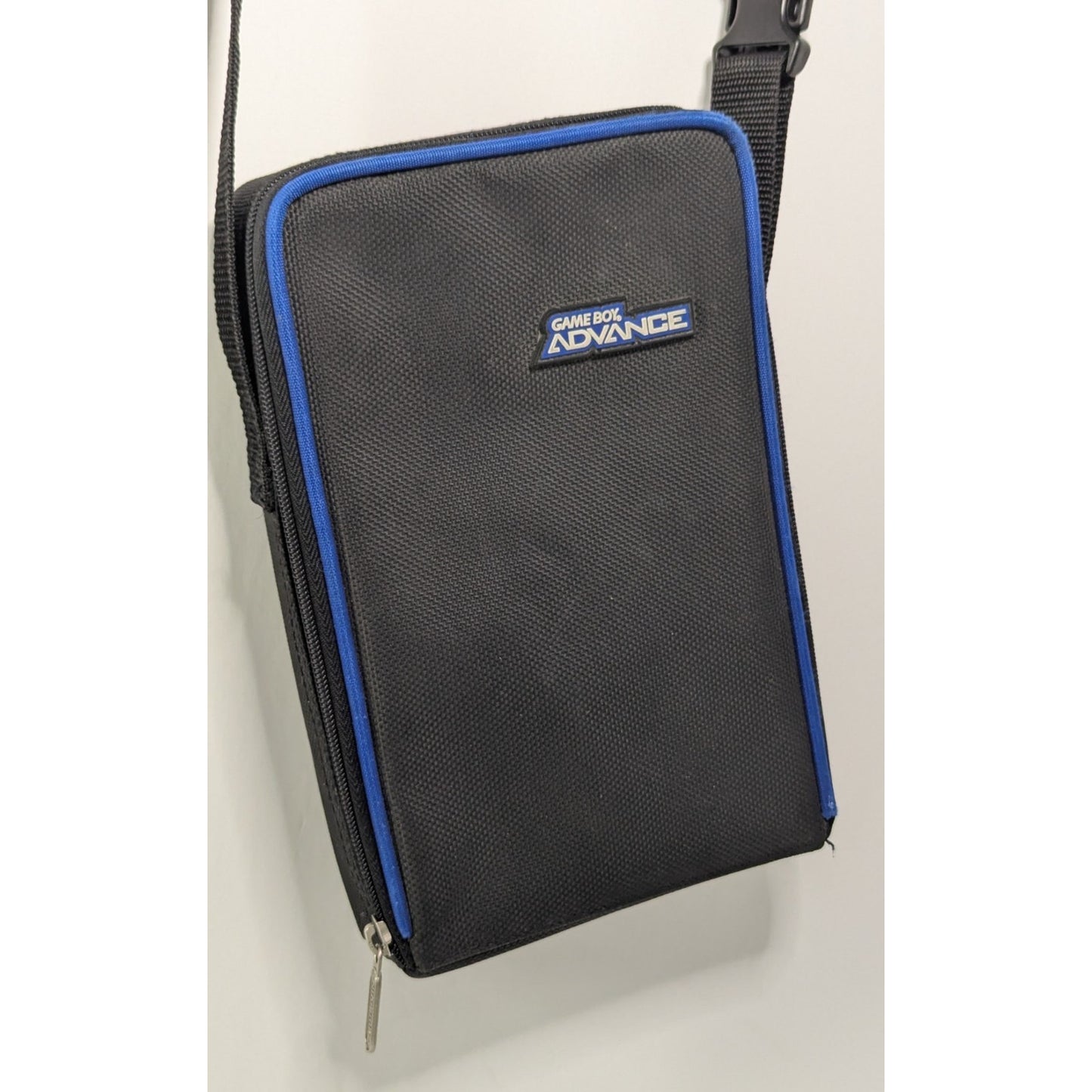 Official Game Boy Advance Carrying Case With Shoulder Strap Black & Blue