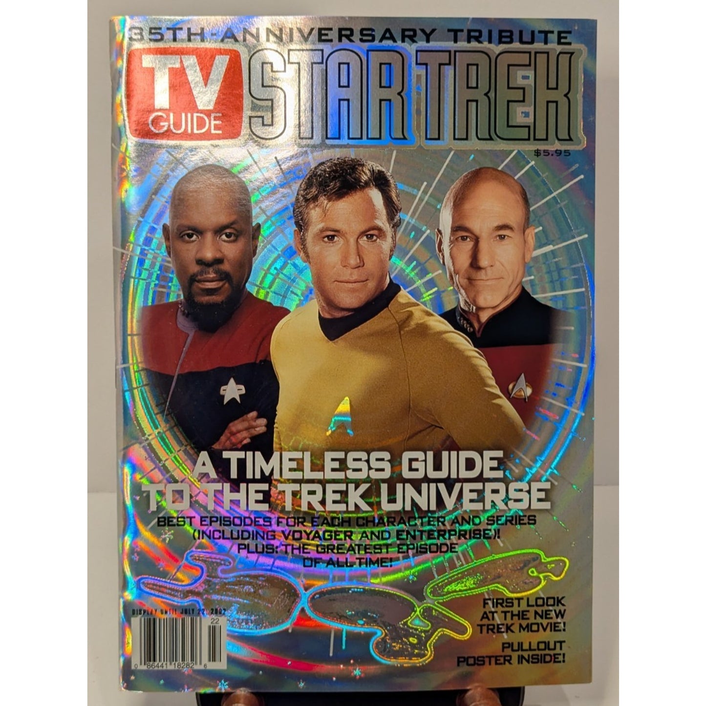 Three Star Trek 35th Tribute TV Guide Timeless Guide to the Trek Universe