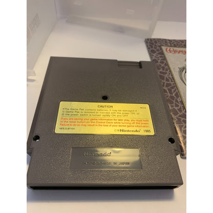 Wizardry knight Of diamonds Second Scenario NES Cartridge & Manual Nintendo