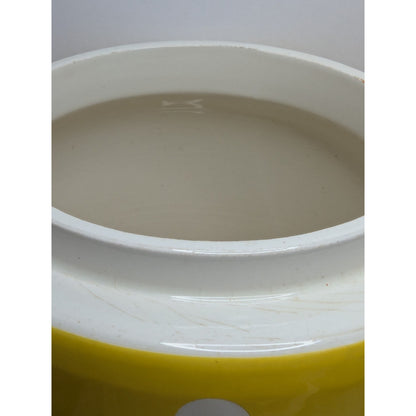 WAECHTERSBACH Vintage Ceramic Canisters Lot 4 Yellow Storage Jars W. Germany