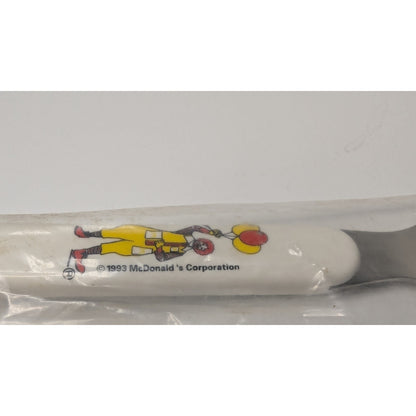 Vintage Sealed 1993 McDonald's 5" Children's Spoon & Fork Set Ronald & Grimace