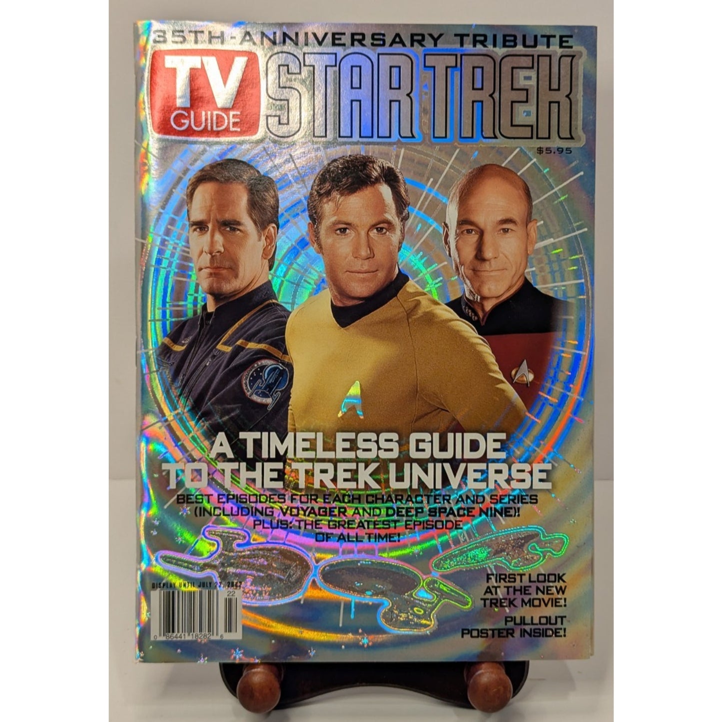 Three Star Trek 35th Tribute TV Guide Timeless Guide to the Trek Universe