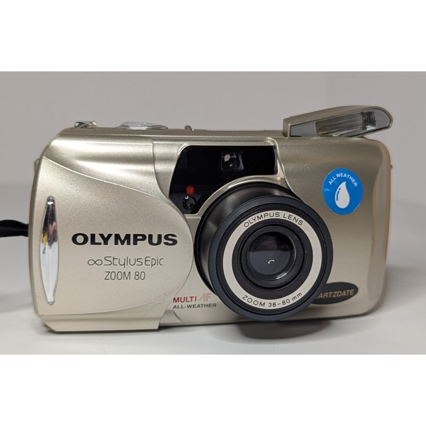 Olympus Infinity Stylus Epic Zoom 80 35mm Film Point & Shoot Camera Pocket