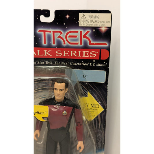 Vintage Sealed Star Trek The Next Generation Q Space Talk Series Figure 1995