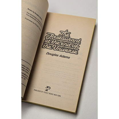 Vintage 1985 So Long/Restaurant at the end Hitchhikers Guide Adams 1st Pocket Books
