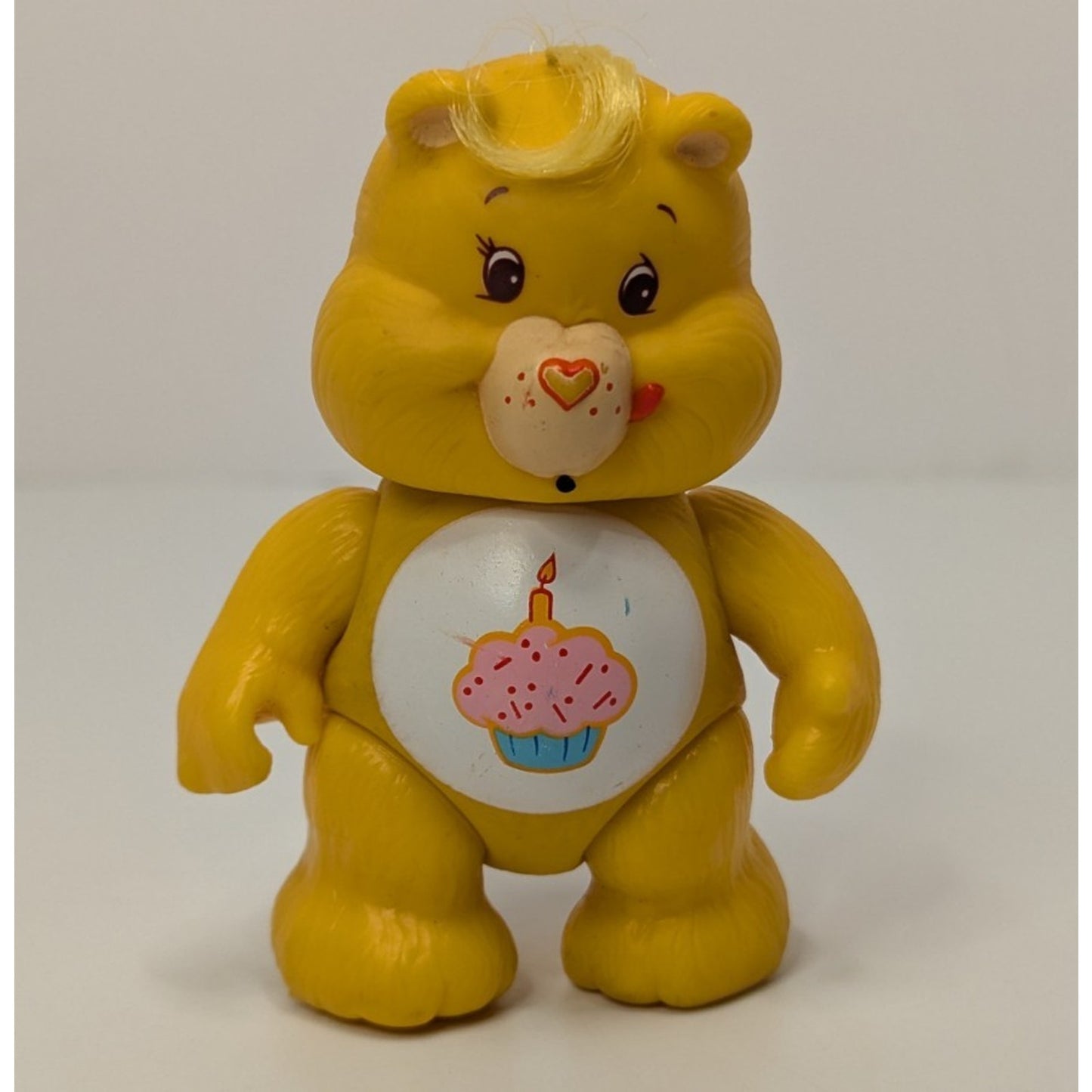 Vintage 1983 AGC Kenner Care Bears Birthday Bear 3.5" Posable Figure B