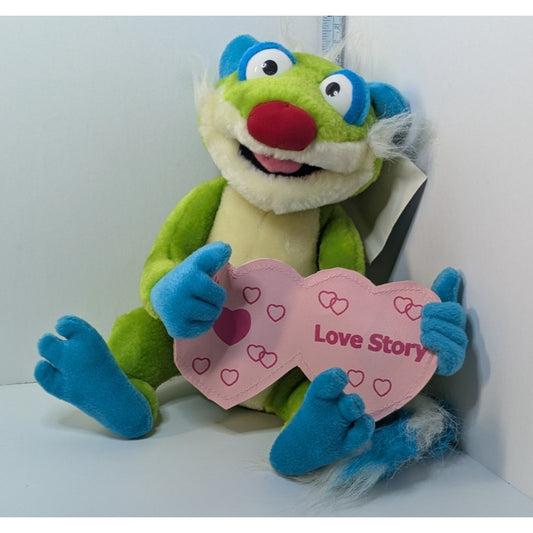 Vintage Bear & The Big Blue House Jim Henson Treelo Love Story 8" Plush