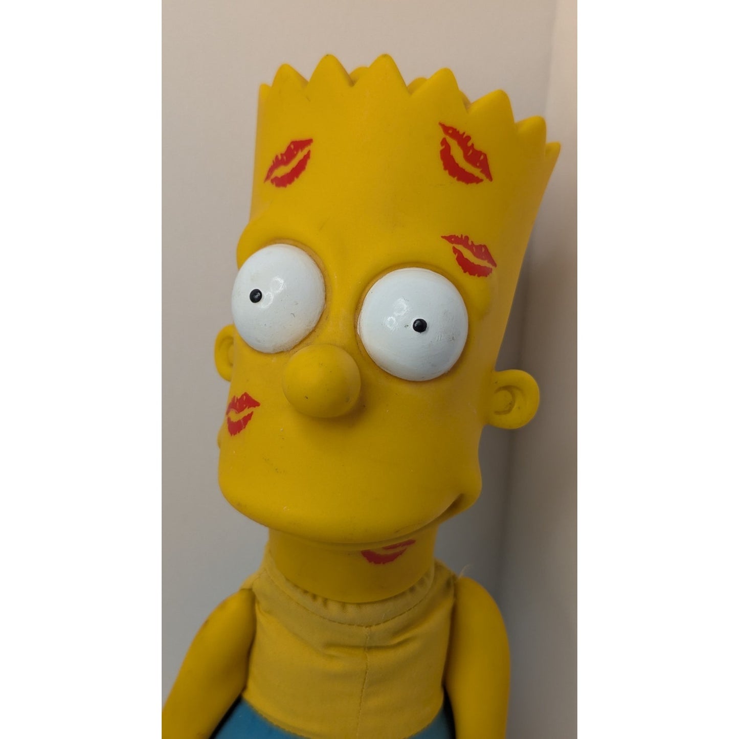 Vintage 90'S Bart Simpson Cooties Man Vinyl & Plush Figure 1990 No Shirt