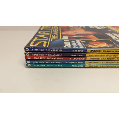 5 Vintage Issues 1, 2, 6, 7 and 12 of Star Trek The Magazine