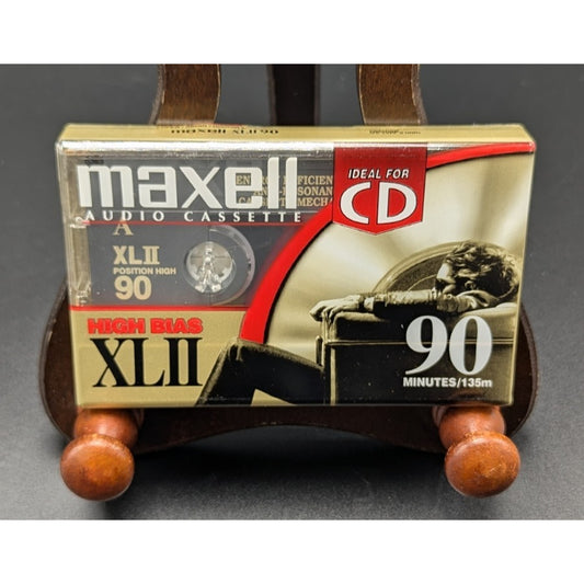 NEW Maxell XLII 90 Minute High Level/Bias Audio Cassette Tape Sealed Blank