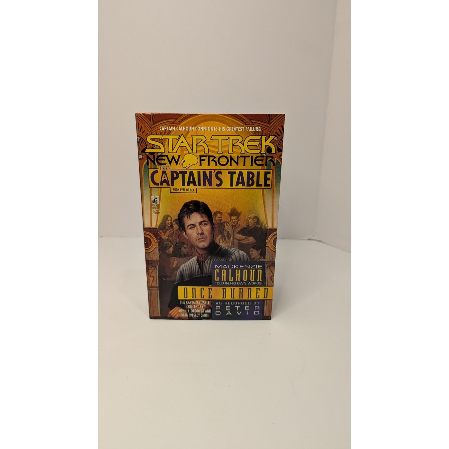 4 Vintage Star Trek The Captain's Table Paperback Books