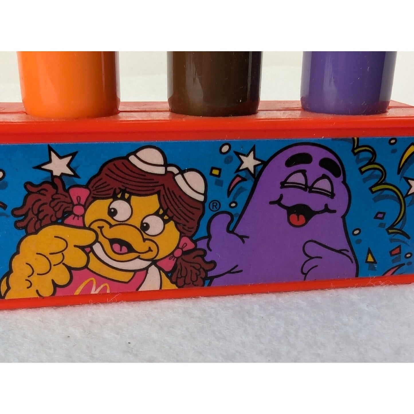 Vintage 1994 McDonald's McMarker Set of 8 Scented Watercolor Markers SANFORD