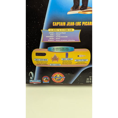 Star Trek TNG Captain Jean-Luc Picard Figure Spencer Gifts LE Playmates 1997