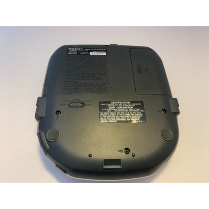 1999 Vtg Sony DE456CK Discman ESP2 Silver Portable Car Ready CD Player Tested